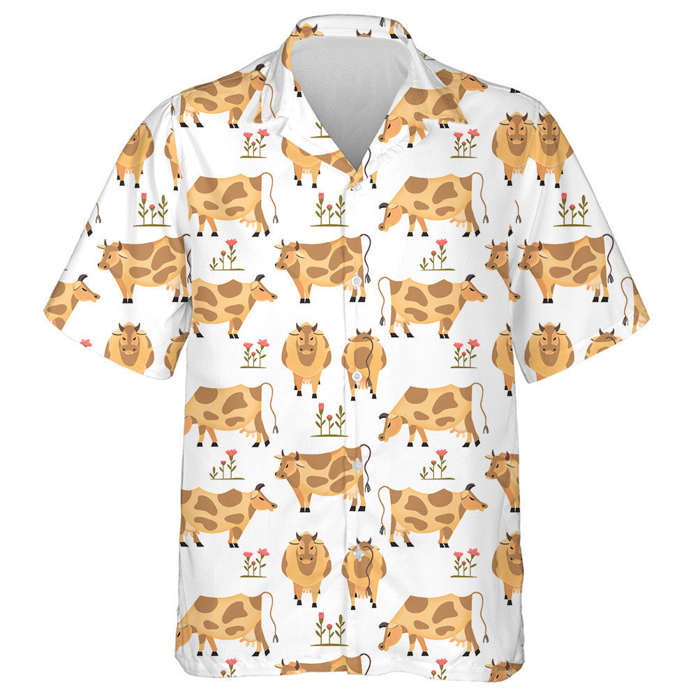 Ba Dhonn ag Feirmeoireacht Tréada Ainmhithe Tí Cartún Léine Haváí, Bronntanas Léine Haváíais, Bronntanas Nollag