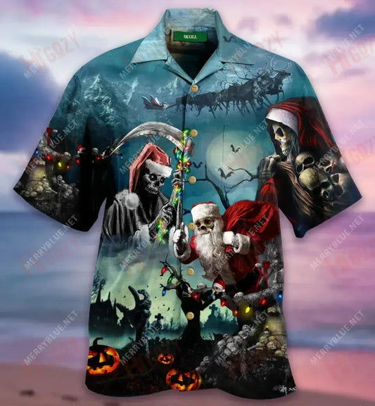 Cloigeann na Nollag Daidí na Nollag Léine Ghearr Muinchille Samhraidh Léinte T Haváíais Léine Oirbheartaíochta haváíais Patrún Léine Haváís, Bronntanas Léine Haváís, Bronntanas Nollag