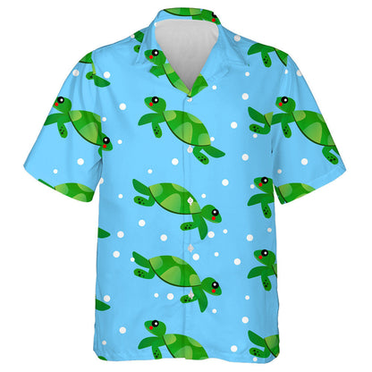 Turtle Corals Shells And Fishes In The Sea Hawaiian Shirt, Hawaiian Shirt Gift, Christmas Gift