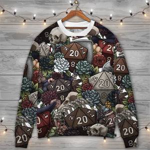 Dice Dark Vibe Ugly Christmas Sweater, Christmas Gift, Gift Christmas 2024