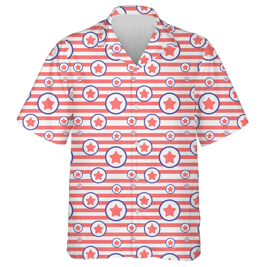 Cúlra Stiallacha Bándearg Pastel Le Léine Haváís Réalta i gCiorcal, Bronntanas Léine Haváíais, Bronntanas Nollag