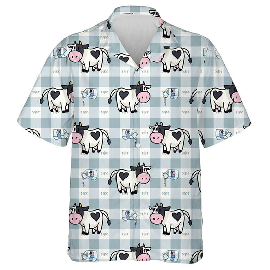 Bó Gleoite Déiríochta Láimhe Tarraingthe Agus Bainne á Doirt Léine Haváís, Bronntanas Léine Haváí, Bronntanas Nollag