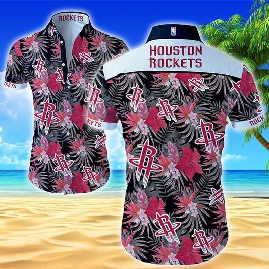 Houston Rockets Hawaiian Shirt, Hawaiian Shirt Gift, Christmas Gift