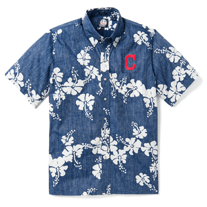 Cleveland Indians 50Th State Hawaiian Shirt, Hwaiian For Gift