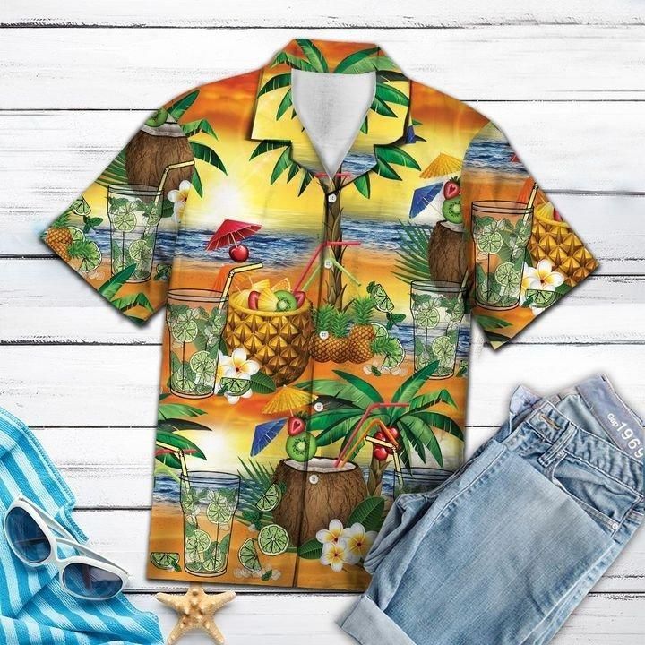 Buy Paradise Mojito Hawaiian Shirt-Hawaiian Shirt Gift, Christmas Gift