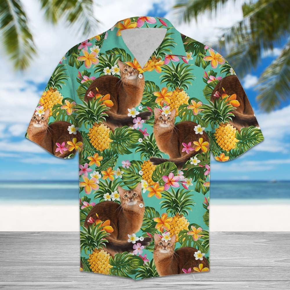 Tropical Pineapple And Plumeria With Somali Hawaiian Shirt,Hawaiian Shirt Gift, Christmas Gift