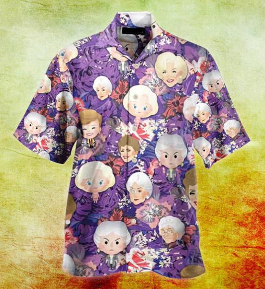 An Cailín Órga Gleoite Patrún Cartún Téama Corcra Léine Haváís, Bronntanas Léine Haváís, Bronntanas Nollag