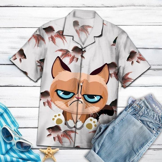 Buy Amazing Cat Hawaiian Shirt,Hawaiian Shirt Gift, Christmas Gift