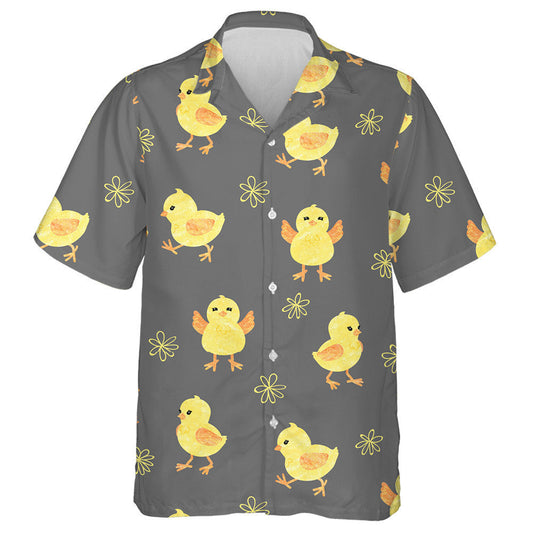 Baby Cute Little Chicken In Different Emotions Hawaiian Shirt, Hawaiian Shirt Gift, Christmas Gift