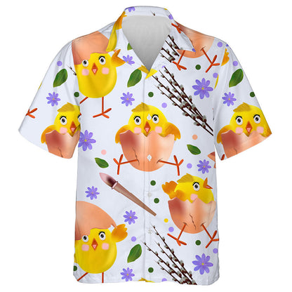 Sicín i mBlaosc Uibheacha Le Bláthanna Agus Léine Haváí Pussy saileach, Bronntanas Léine haváíais, Bronntanas Nollag