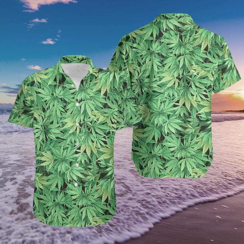 Buy Cannabis Hawaiian Aloha Shirts -Hawaiian Shirt Gift, Christmas Gift