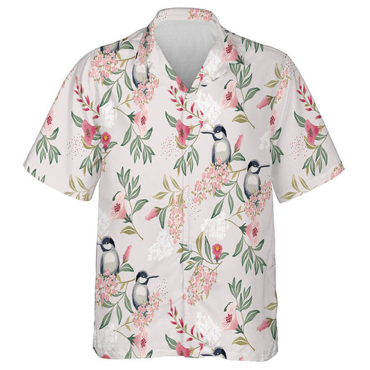 Éan Bille Fada Ina Shuí ar Chraobh na mBláth Pink Léine Haváís, Bronntanas Léine Haváíais, Bronntanas Nollag