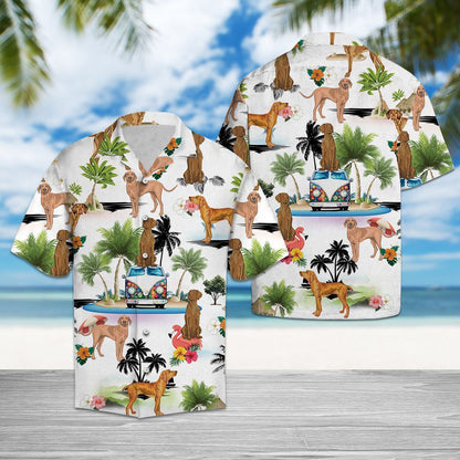 Happy Vizsla Dog Group Enjoy The Vacation Hawaiian Shirt, Hawaiian Shirt Gift, Christmas Gift