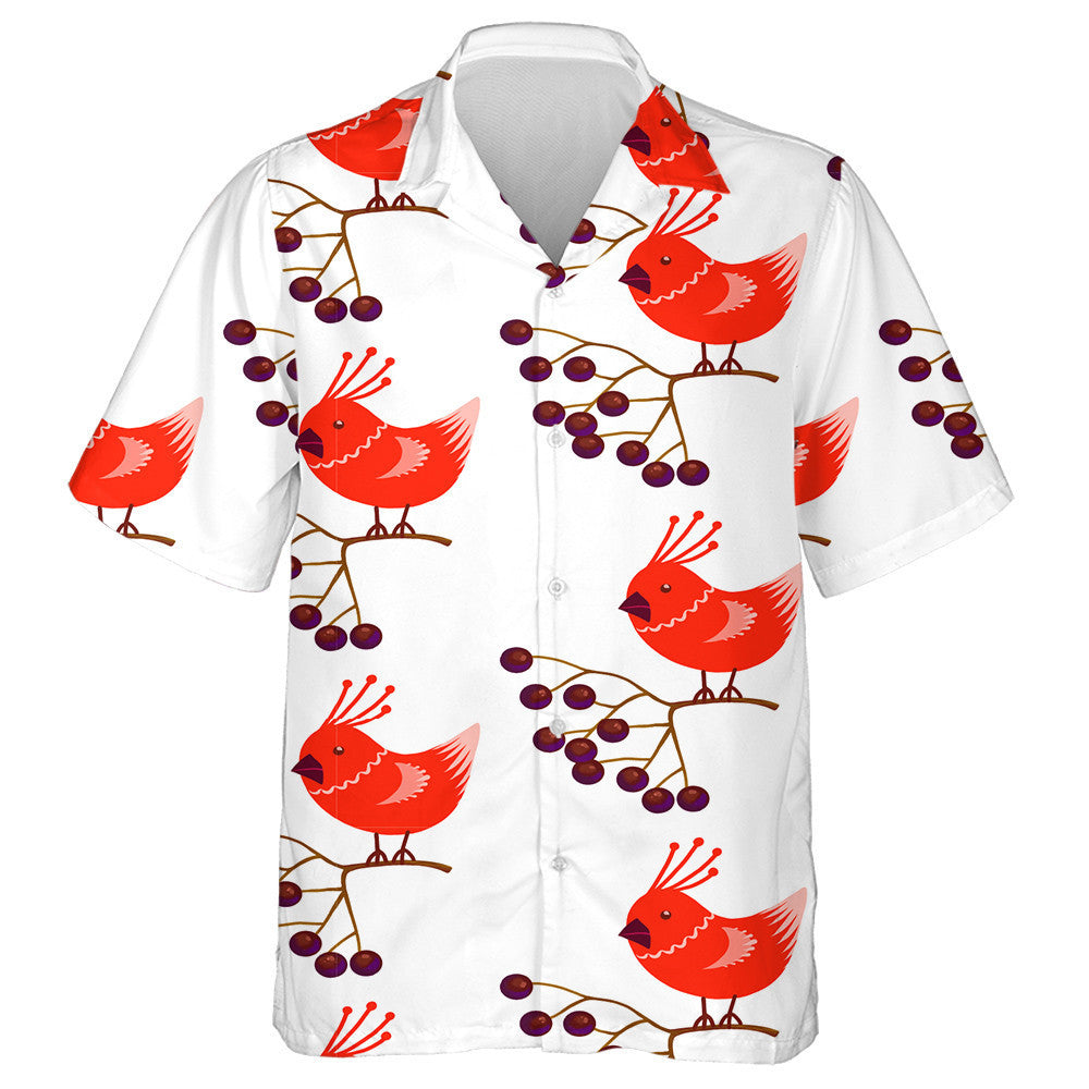 Brainse Éan Cairdinéal Beag Dearg Caora Léine Haváís, Bronntanas Léine Haváíais, Bronntanas Nollag