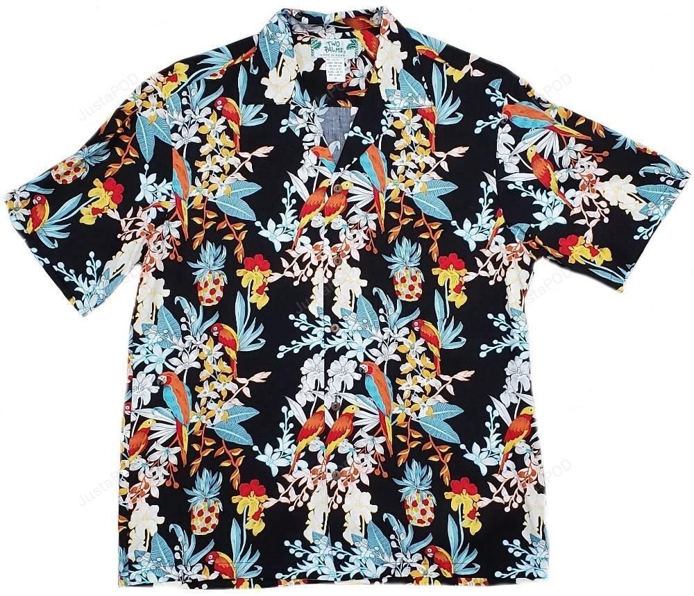 Parrot Jungle Hawaiian Shir, Hawaiian Shirt Gift, Christmas Gift