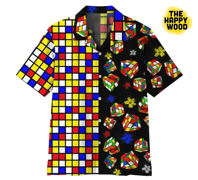 Rubik Hawaiian Hawaii Shirt, Hawaiian Shirt Gift, Christmas Gift