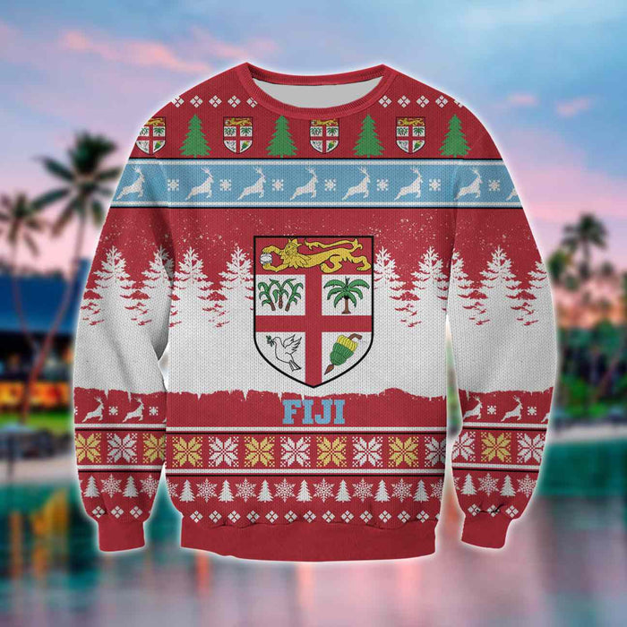 Fiji Island Country 3D All Over Print Ugly Christmas Sweater Hoodie All Over Printed, Christmas Ugly Sweater,Christmas Gift,Gift Christmas 2022