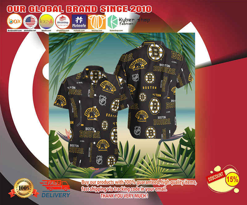 Boston Bruins Hawaiian Shirt, Hawaiian Shirt Gift, Christmas Gift