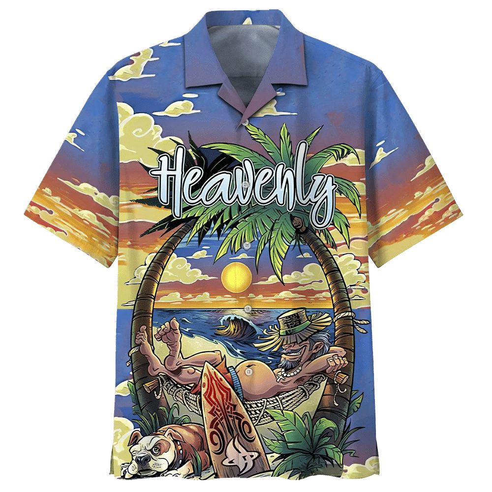 Heavenly Beautiful Beach Sweet Sleeping Hawaiian Shirt, Hawaiian For Gift