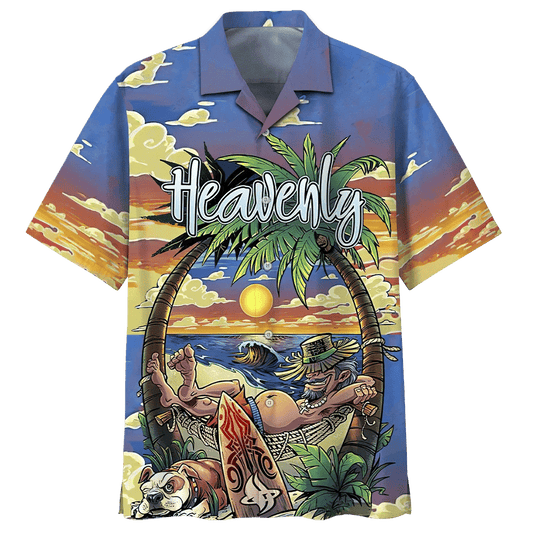 Heavenly Beautiful Beach Sweet Sleeping Hawaiian Shirt, Hawaiian For Gift