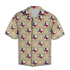 Awesome Texas Our Texas Pattern Hawaiian Shirt, Hawaiian For Gift