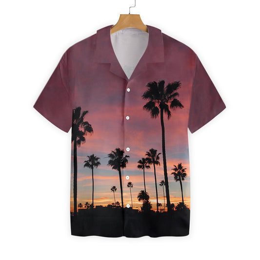 Sunset Venice Beach Theme Summer Vibes Design Hawaiian Shirt, Hawaiian Shirt Gift, Christmas Gift