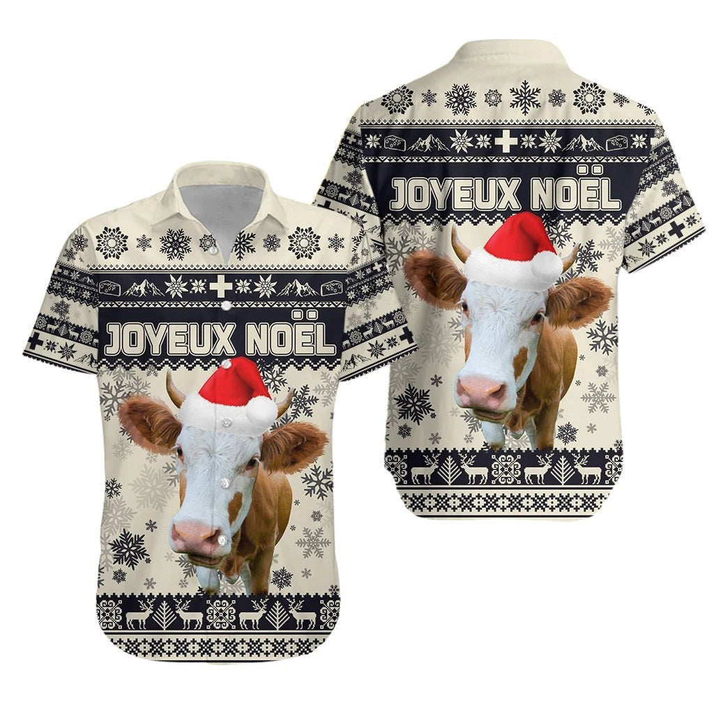 An Eilvéis Léine Nollag Haváís Bó na hEilvéise Téama Beige, Bronntanas Léine Haváís, Bronntanas Nollag