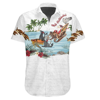 Léine Haváís Séala Manach Nollag Patrún Álainn Daidí na Nollag, Bronntanas Léine Haváíais, Bronntanas Nollag