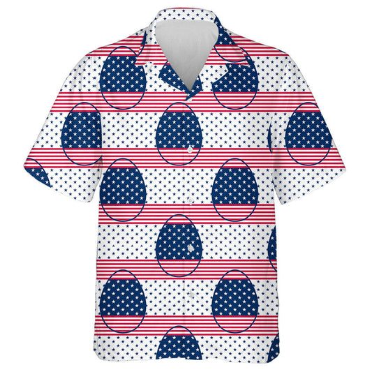 Uibheacha Cásca Maisithe Le Bratacha USA Dathanna Agus Siombail Léine Haváí, Bronntanas Léine Haváís, Bronntanas Nollag