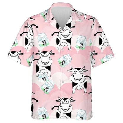 Little Cows And Rainbow World Milk Day Hawaiian Shirt, Hawaiian Shirt Gift, Christmas Gift