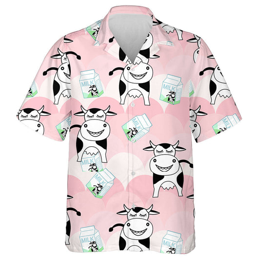 Little Cows And Rainbow World Milk Day Hawaiian Shirt, Hawaiian Shirt Gift, Christmas Gift