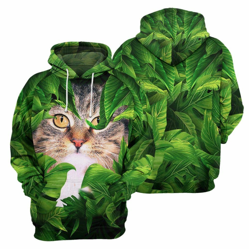 Hidden Cat - 3D All Over Printed Shirt Tshirt Hoodie Apparel