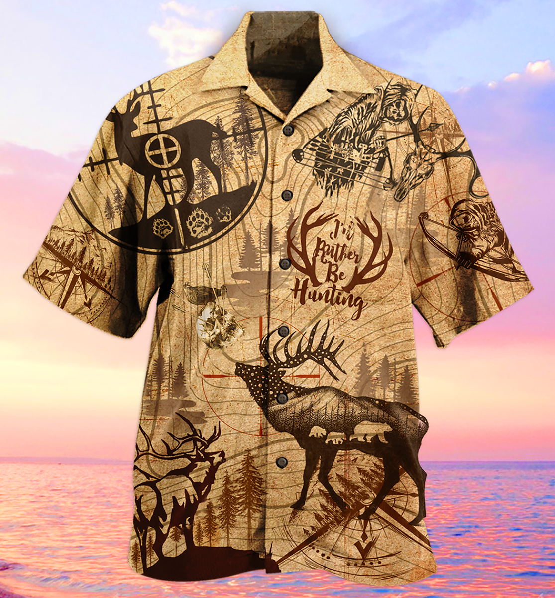 Hunting Deer Vintage Limited - Hawaiian Shirt, Hawaiian Shirt Gift, Christmas Gift