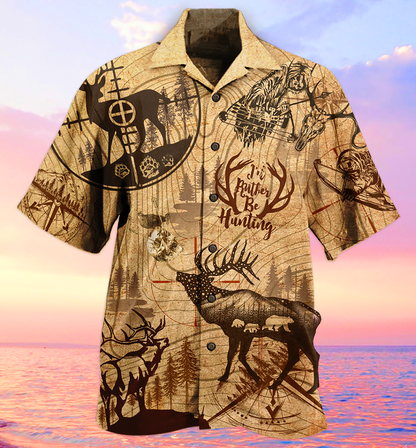 Hunting Deer Vintage Limited - Hawaiian Shirt, Hawaiian Shirt Gift, Christmas Gift