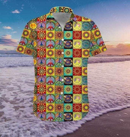 Find Hawaiian Aloha Shirts Hippie Pattern_ Hawaiian Shirt Gift, Christmas Gift