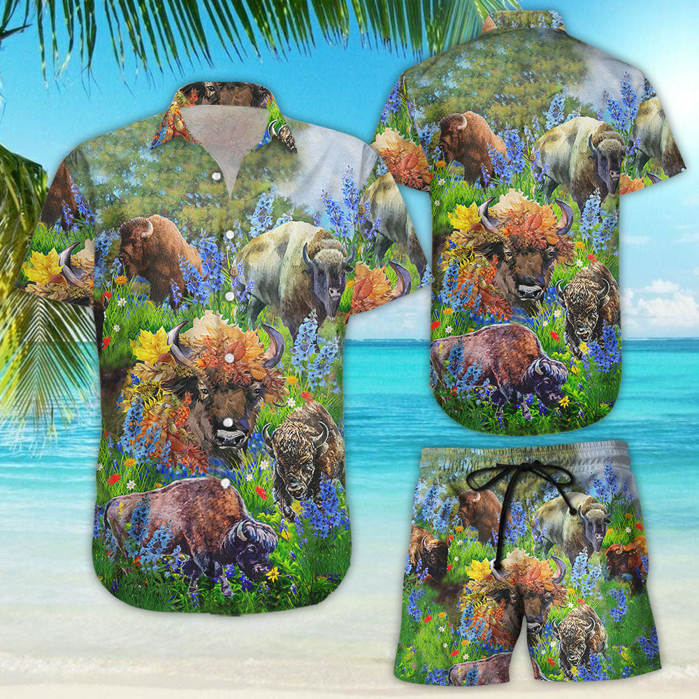 Buffalo Love Animals - Hawaiian Shirt,Hawaiian Shirt Gift, Christmas Gift