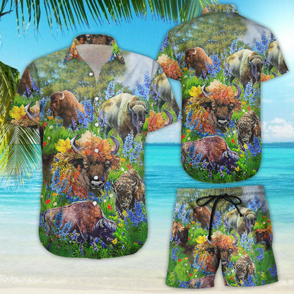 Buffalo Love Animals - Hawaiian Shirt,Hawaiian Shirt Gift, Christmas Gift