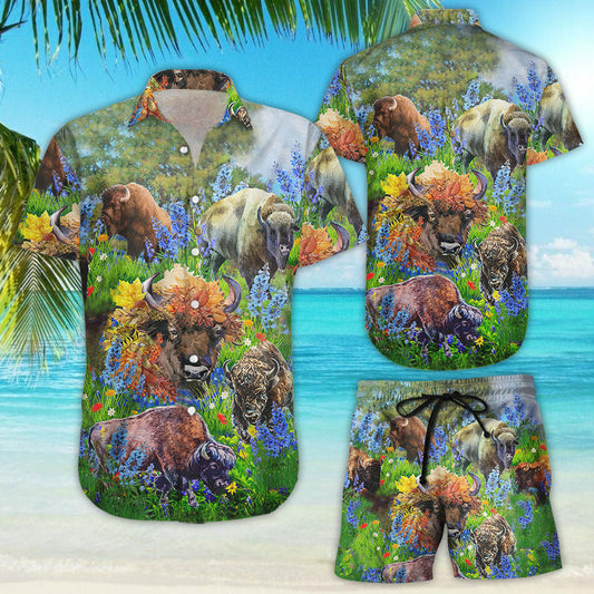 Buffalo Love Animals - Hawaiian Shirt,Hawaiian Shirt Gift, Christmas Gift
