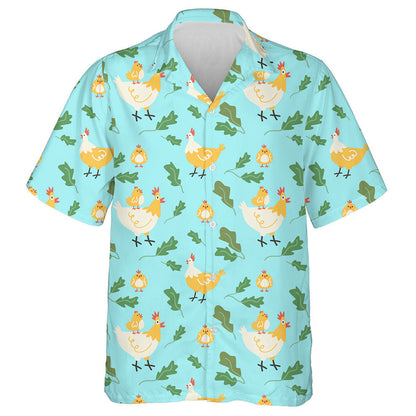 Sicíní gleoite Cearca agus Plandaí ar Chúlra Gorm Léine Haváís, Bronntanas Léine Haváís, Bronntanas Nollag