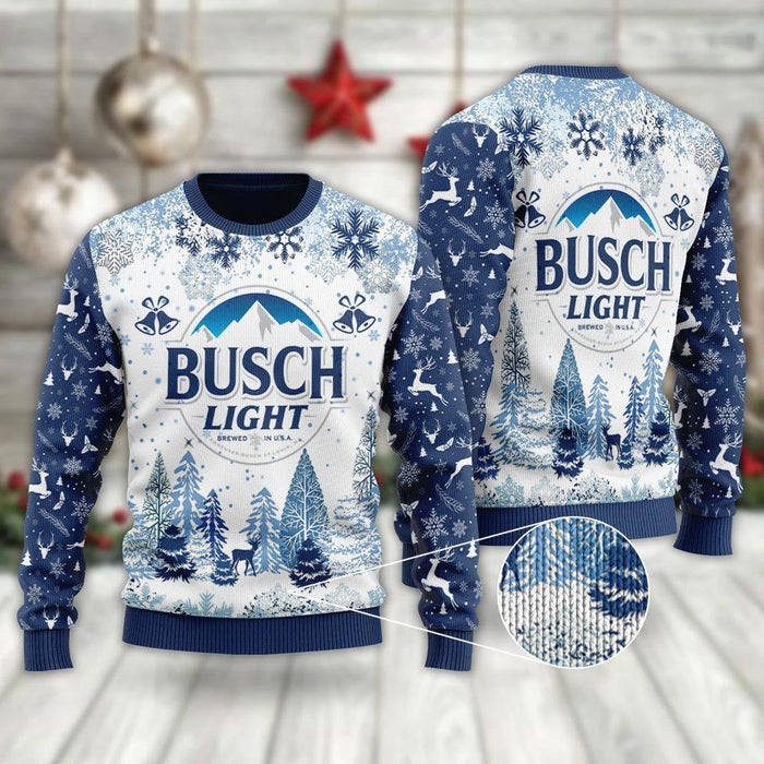 Busch Light Ugly Christmas Sweater,Christmas Gift,Gift Christmas 2022