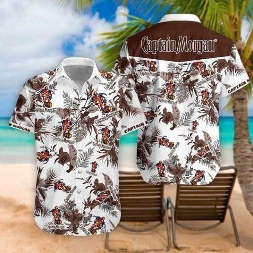 Captain Morgan Hawaiian Aloha Shirt Unisex Shorts Sleeve Hawaiian Shorts Beach Short Sleeve_ Hawaiian Shirt-Hawaiian Shirt Gift, Christmas Gift