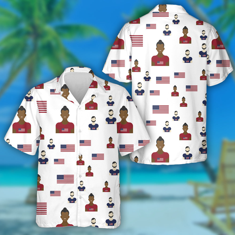 Stáit Aontaithe Mheiriceá Patrún Le Bratach Agus Daoine Léine Haváíais, Bronntanas Léine Haváís, Bronntanas Nollag