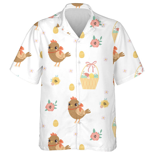 Sicín gleoite le carbhat bogha agus léine uibheacha bláthanna haváí, bronntanas Léine haváíais, bronntanas Nollag