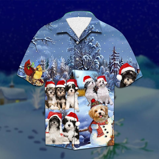 Find Havanese Christmas Hawaiian Shirt_ Hawaiian Shirt Gift, Christmas Gift
