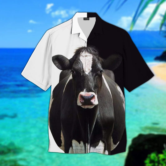 Beautiful Cow Farmer Pretty Ornamental Hawaiian Shirt, Hawaiian For Gift