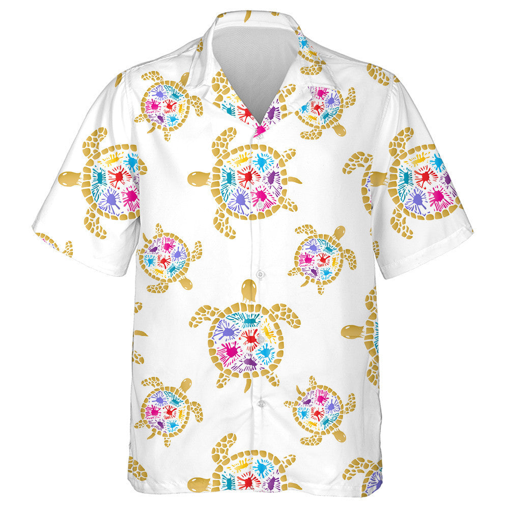 Turtar Farraige Le Blotanna Daite Ar an Léine Haváích Blaosc, Bronntanas Léine Haváíais, Bronntanas Nollag