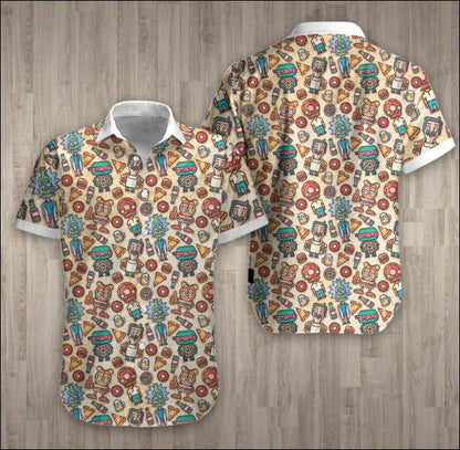 Cartoon Hawaiian 3D Shirt â€“ Dnstyles_Hawaiian Shirt Gift, Christmas Gift