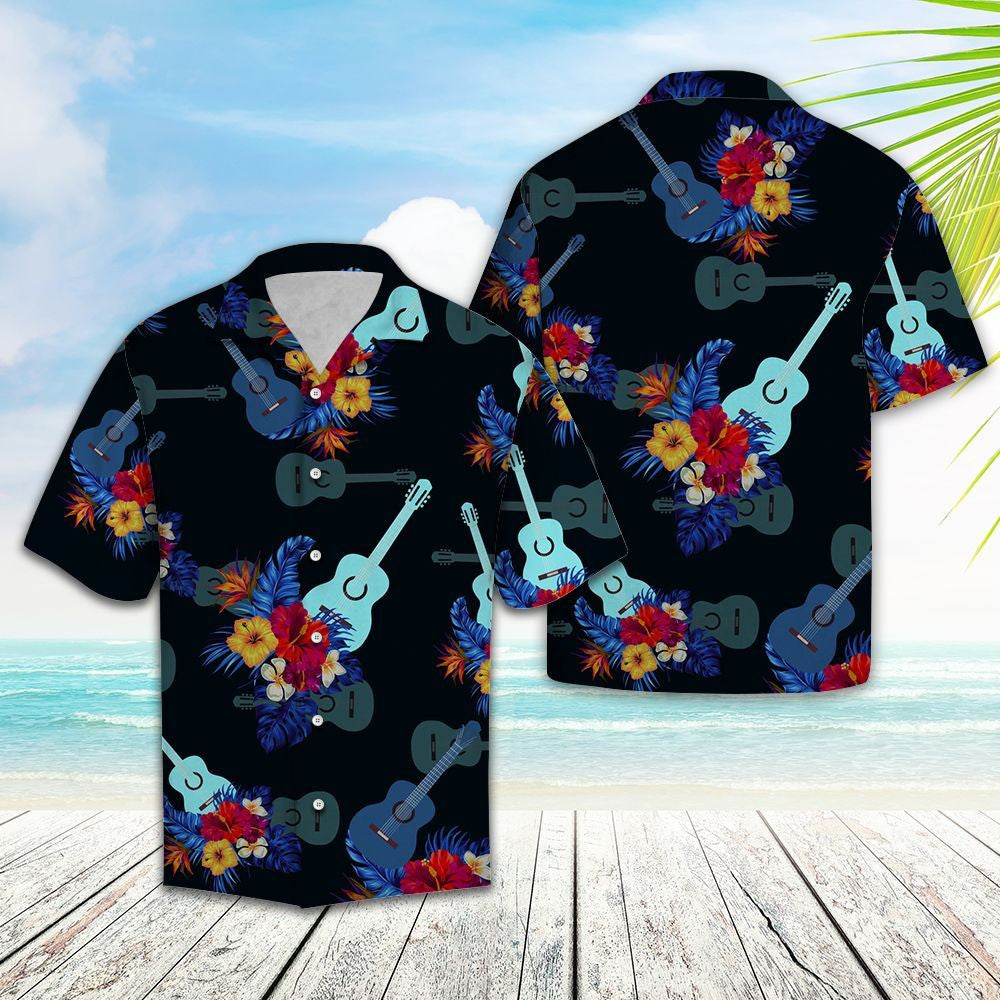 Giotár Bláthanna Trópaiceach Díreach Duitse Patrún Léine Haváís, Bronntanas Léine Haváíais, Bronntanas Nollag