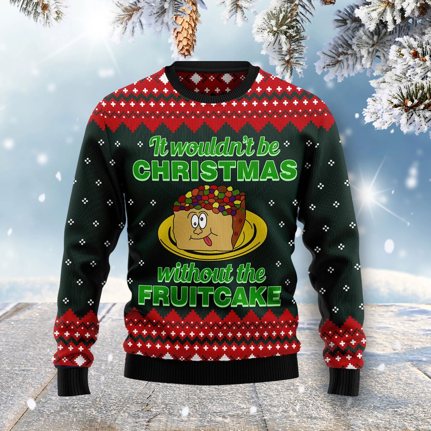 Food Cake Ugly Christmas Sweater,Christmas Ugly Sweater,Christmas Gift,Gift Christmas 2024