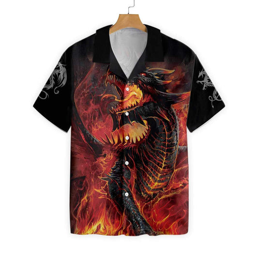 Love Dragon Style Pretty Ornamental Hawaiian Shirt, Hawaiian For Gift